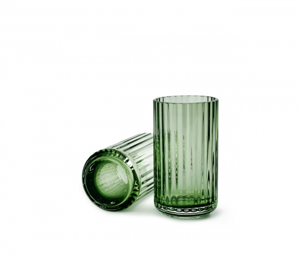 Lyngbyvase, 12cm, Glas, grün