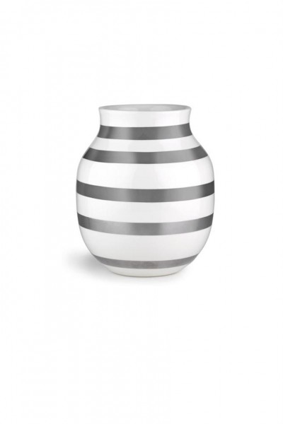 Omaggio Vase, H:20cm, silber