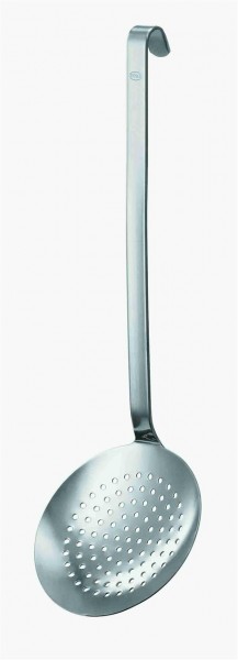 Schaumlöffel Flach HAKEN Grob Gelocht Ø 12 Cm