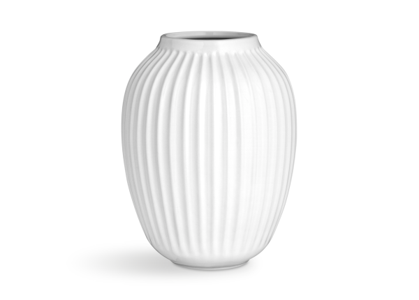 Hammershøi Vase, H:25cm, weiß