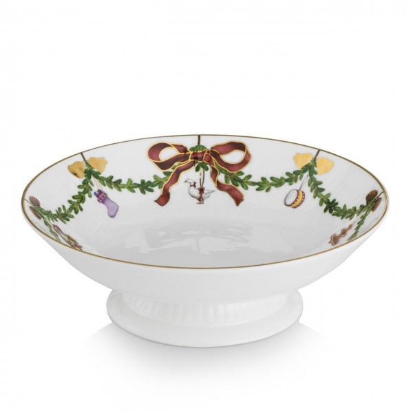 Star Fluted Bowl On Foot