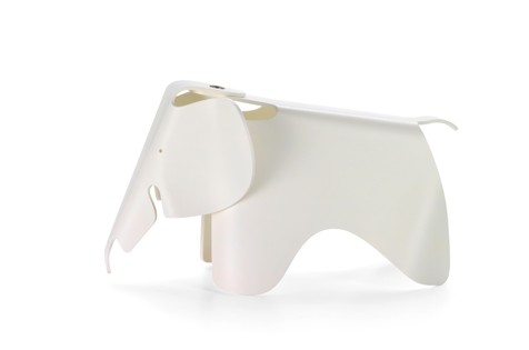 Eames Elephant (small), weiss