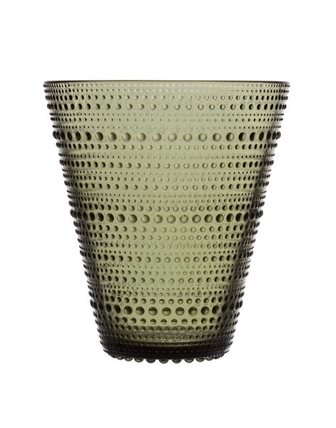 Kastehelmi Vase 154mm Moss Green