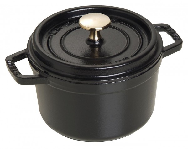 Staub La Cocotte Cocotte 16 Cm, Rund, Schwarz, Gusseisen