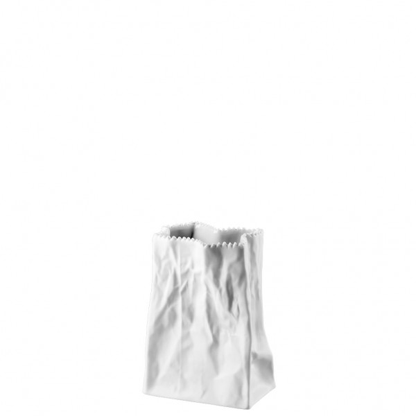 Do Not Litter - Weiss Matt - Tütenvase 14 Cm