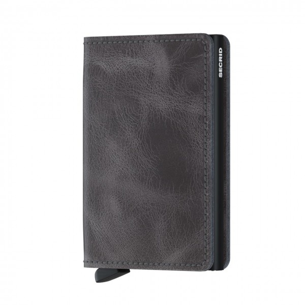 Slimwallet Vintage, grey-black