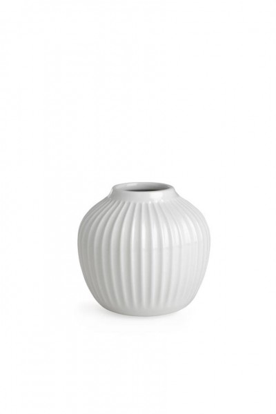 Hammershøi Vase, H:13cm, weiß
