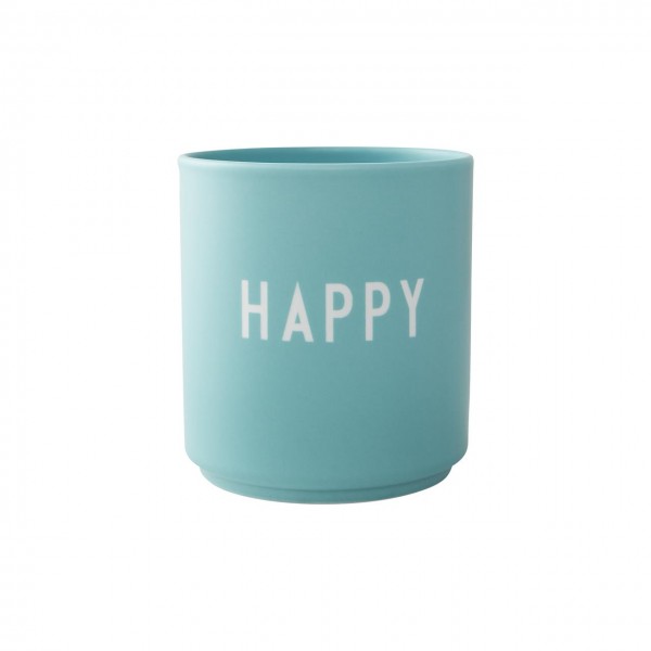 Favourite Cup HAPPY, aqua