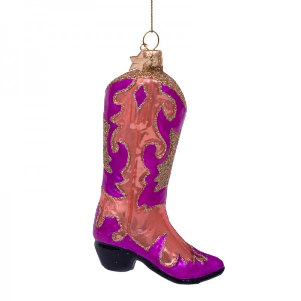Cowboy Boots, pink/orange, 12cm