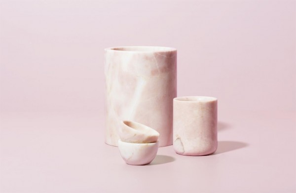 Pink Marble Cup