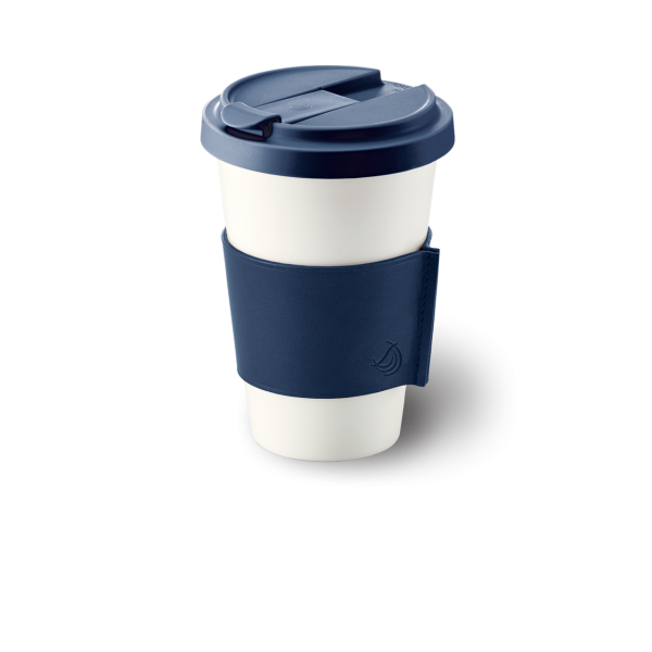 Becher Konisch Coffee-To-Go Marine