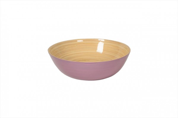 Bambus-Schüssel, 30x10cm, mauve