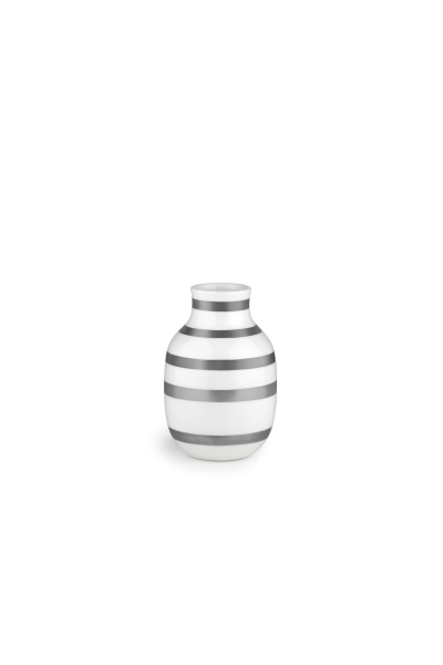 Omaggio Vase, H:12,5cm, silber