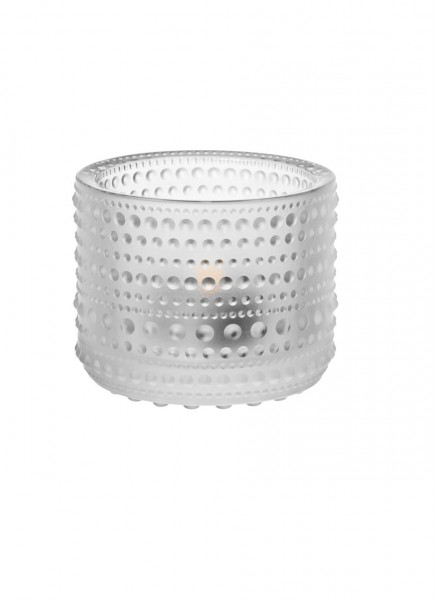 Kastehelmi Tealight Candleholder 64mm Frosted