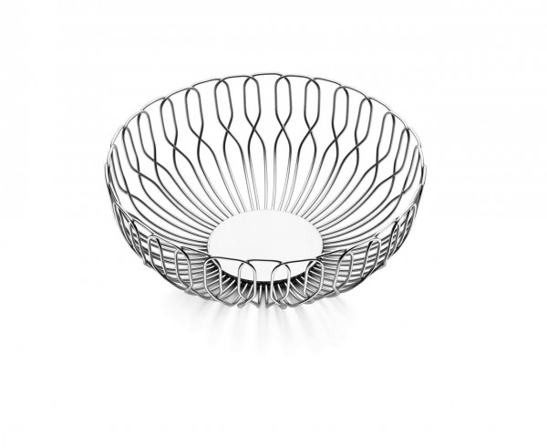 ALFREDO BREADBASKET STAINLESS STEEL MIRROR SMALL