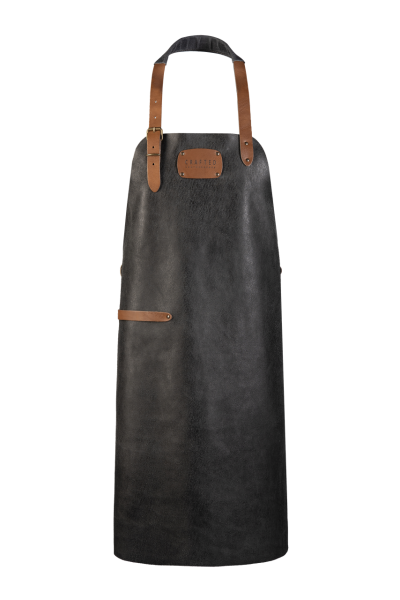 Rustic Leather Schürze black