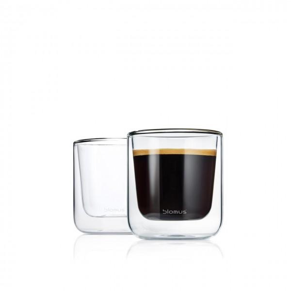 Set 2 Kaffee-Gläser -NERO- 200 Ml