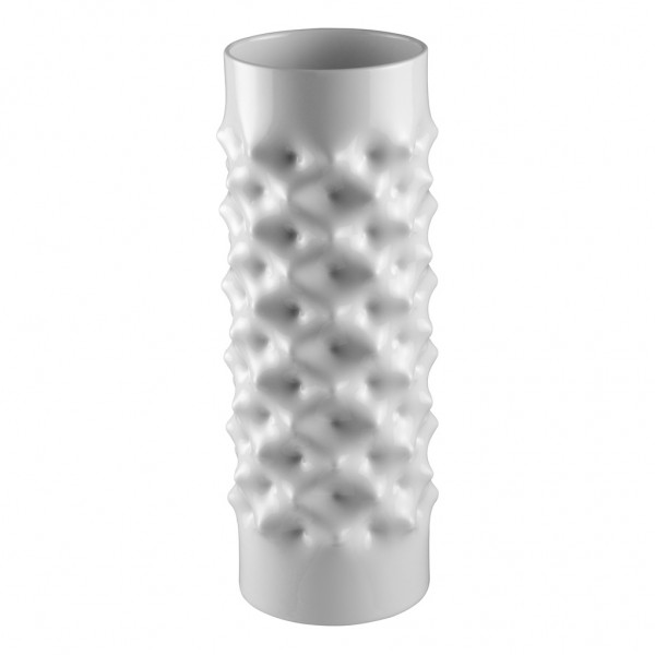 Vase 32 cm Vibrations Weiss