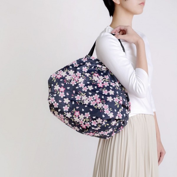 Foldable Shopping Bag, M, Sakura