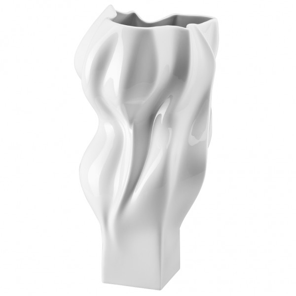 Vase 40 cm Blown Weiss