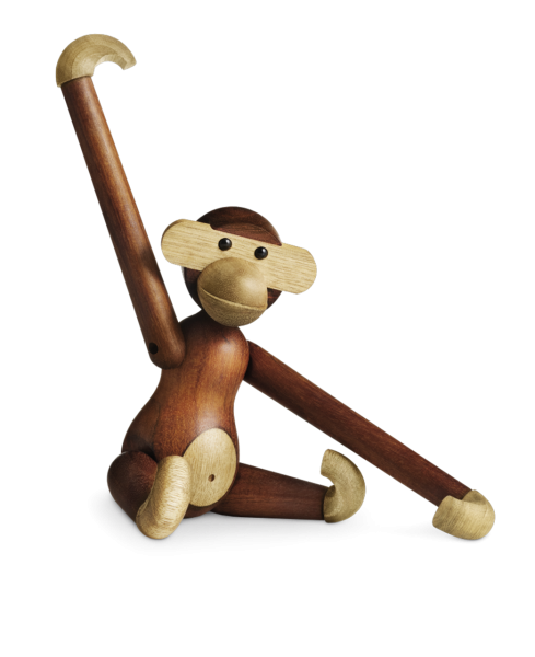 Affe, mini, Teak/Limba