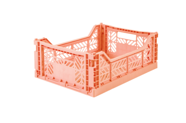 Klappbox, midi, salmon pink