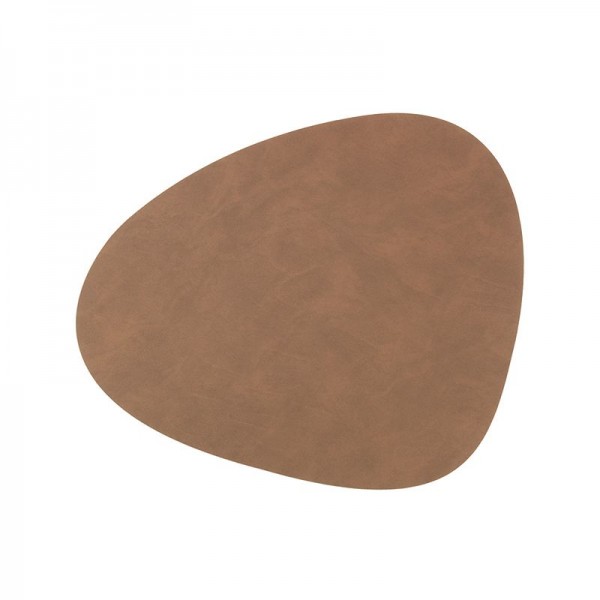 Table Mat Curve L Nupo Brown