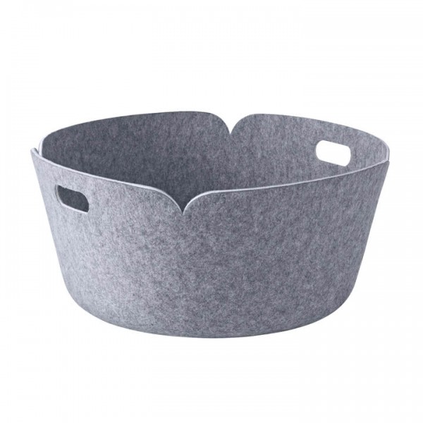 Restore Round Basket, grey