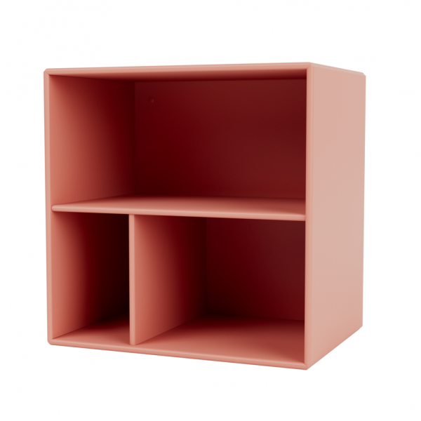 Mini, with Shelves, 35x35cm, rhubarb