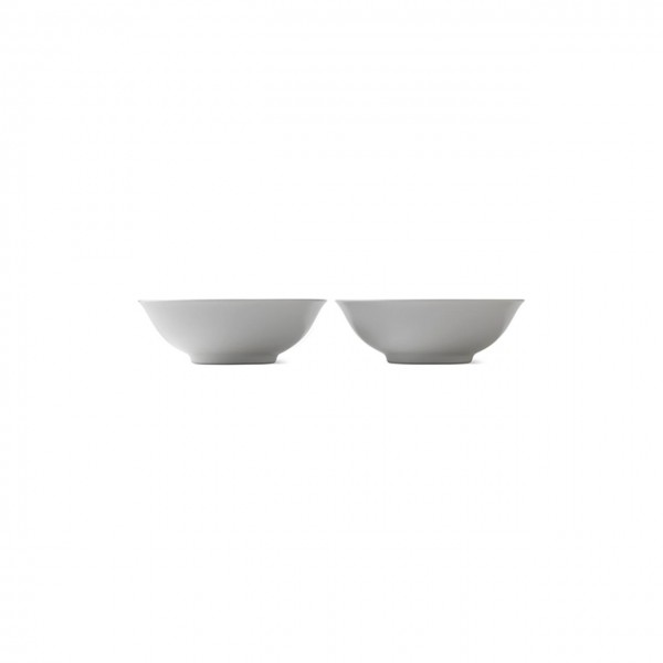 White Fluted Bowl 35cl 2pc