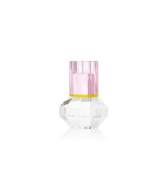 Chicago Leuchter, rose/yellow/clear, H:13cm