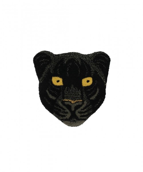 Fiery Black Panther Kopf, 34x33cm