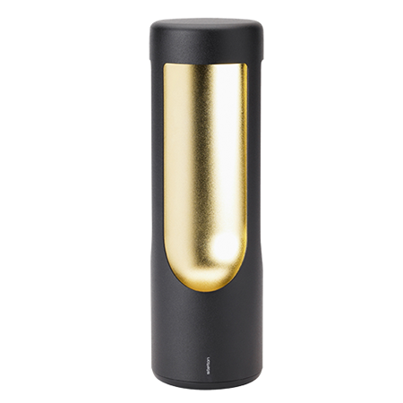 Elton portable LED lamp black / brass