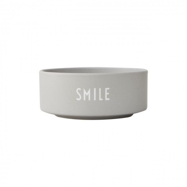 Favourite Snack bowl, SMILE grey