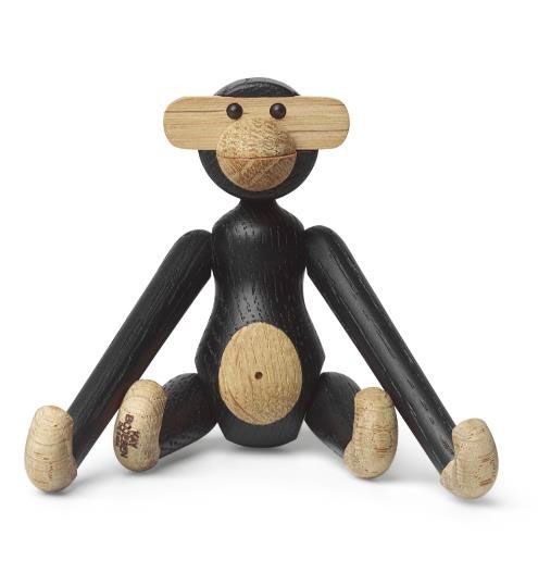 Affe, mini, dunkel gebeizte Eiche