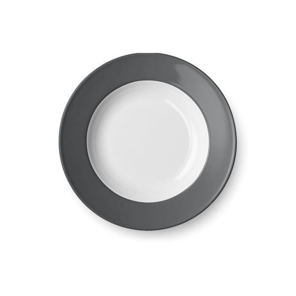 Teller Tief 23 Cm Fahne Anthrazit