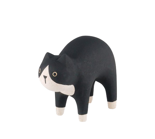 Pole pole wooden Hachiware Cat
