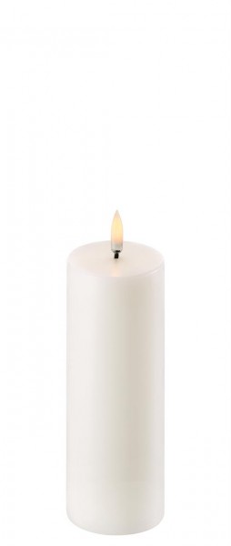 LED Pillar Candle, 5,8x15,2cm, nordic white