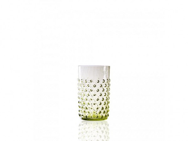 Hobnail Glas, 0,2L, olivegreen