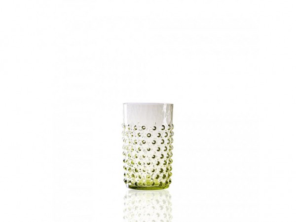 Hobnail Glas, 0,2L, olivegreen