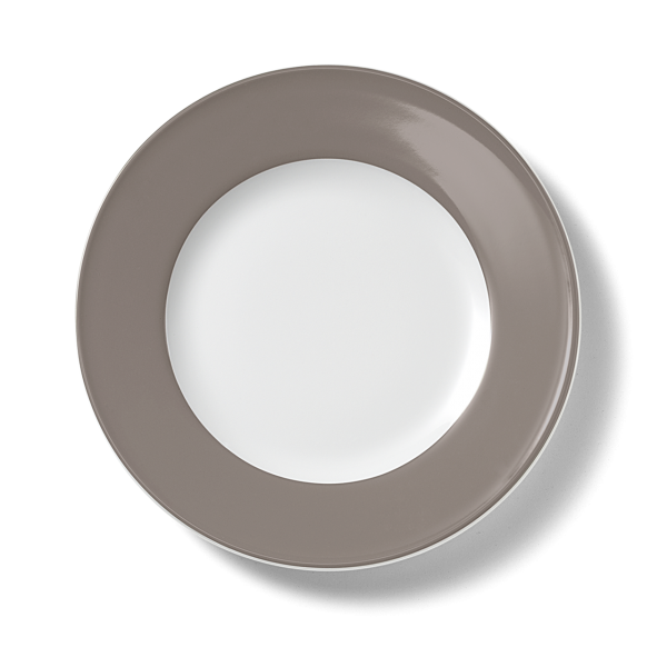 Teller Flach 28 Cm Fahne Kiesel