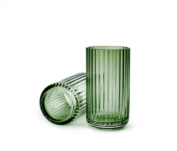 Lyngbyvase, 15cm, Glas, grün