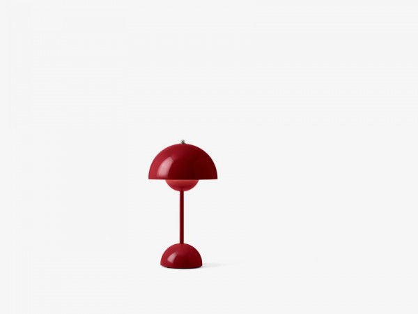 Flowerpot Portable VP9, vermilion red, Magnetic Charger