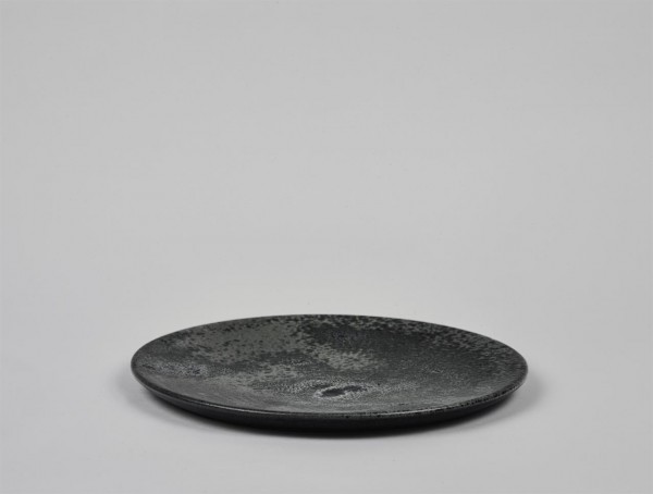 Large Flat Plate, 26cm, black