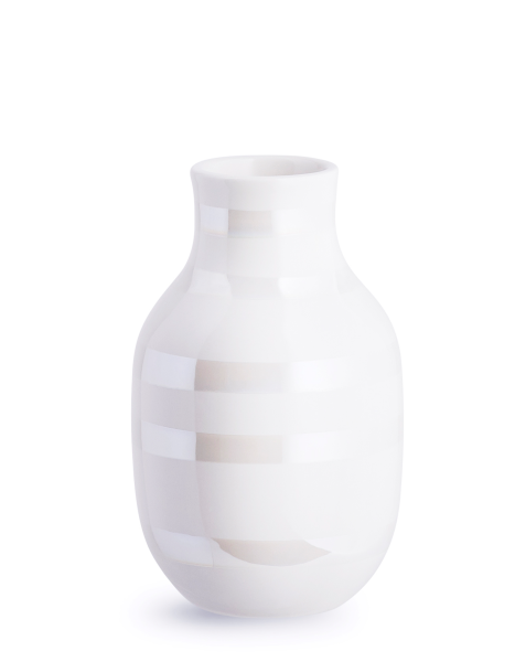 Omaggio Vase, H:12,5cm, perlmutt