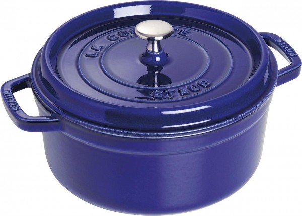 Staub La Cocotte Cocotte 24 Cm, Rund, Dunkelblau, Gusseisen