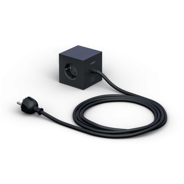 Square 1, USB & Magnet, schwarz