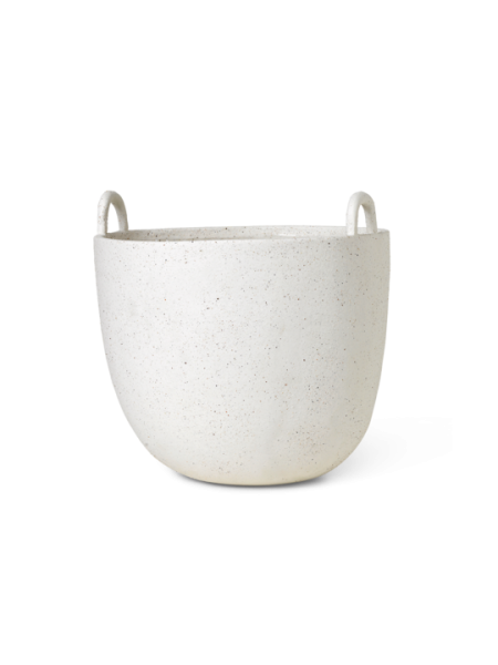 Speckle Pot, off-white, large