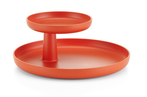 Rotary Tray, poppy red