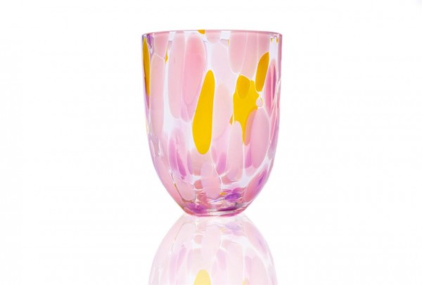 Big Confetti Tumbler, rosa+yellow+lilla